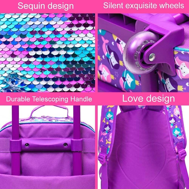 GXTVO Kids Suitcase with Wheels for Girls and Boys, Rolling Carry on Luggage for Toddler Children - Image 5